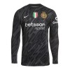 Officiële Voetbalshirt Doelman Inter Milan 2024-25 Lange Mouw Zwarte - Heren